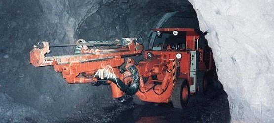 Sandvik DD210 development drill rig